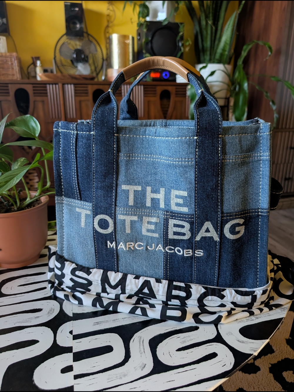 Marc Jacobs Medium The Tote Bag - Blue Denim